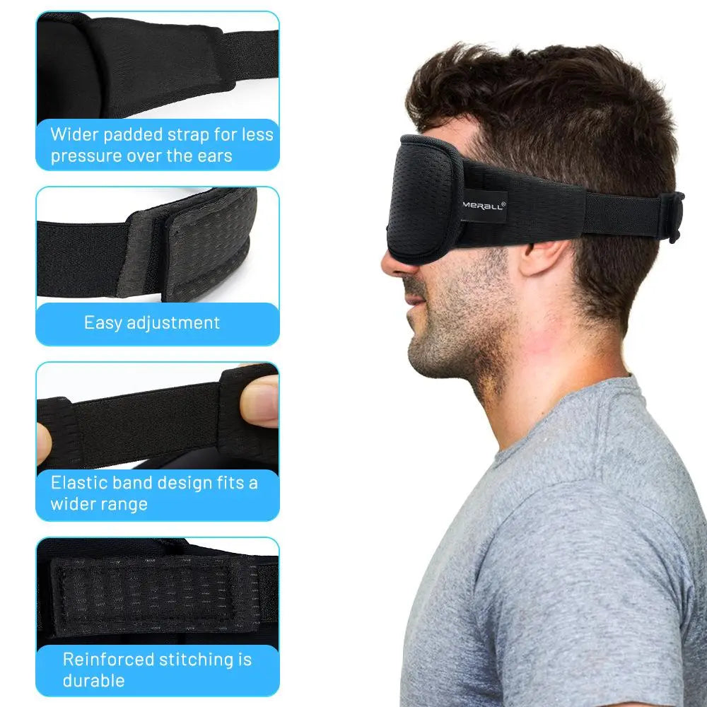3D Blackout Sleep Mask, Eye Mask for Sleeping, 3D Sleeping Mask for Women & Men, Comfortable & Breathable Sleep Tool