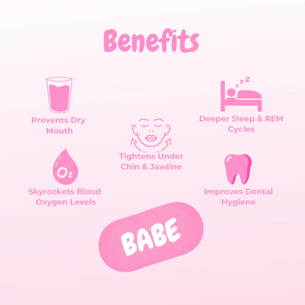 Babe Tape – Jawline Snatching Mouth Tape for Snoring & Beauty Sleep