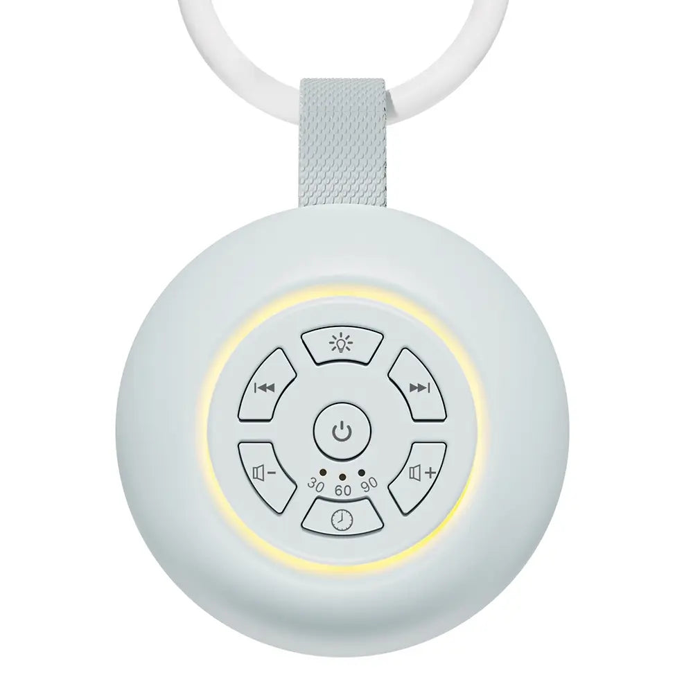 White Noise Machine with Night Light, 24 Soothing Sounds for Babies & Adults, Portable Sound Therapy for Sleeping & Travel, Newborn Baby Essentials, USB Rechargeable