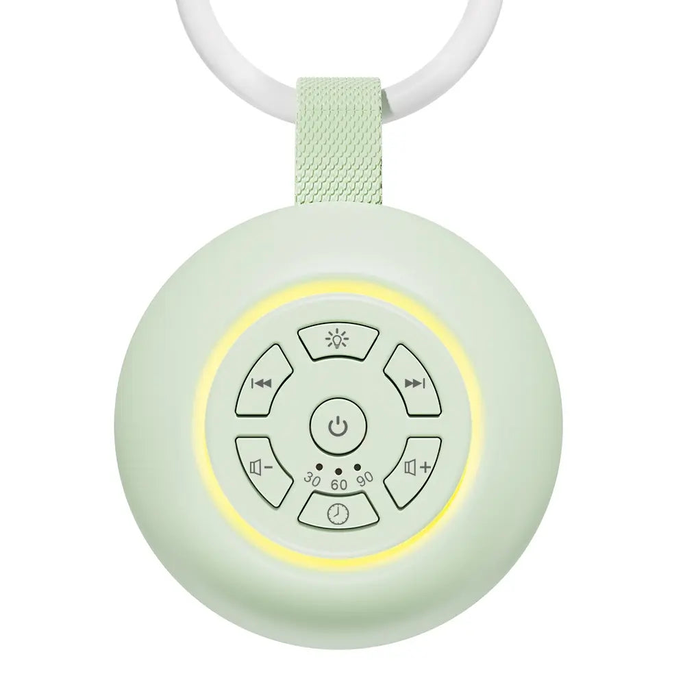 White Noise Machine with Night Light, 24 Soothing Sounds for Babies & Adults, Portable Sound Therapy for Sleeping & Travel, Newborn Baby Essentials, USB Rechargeable