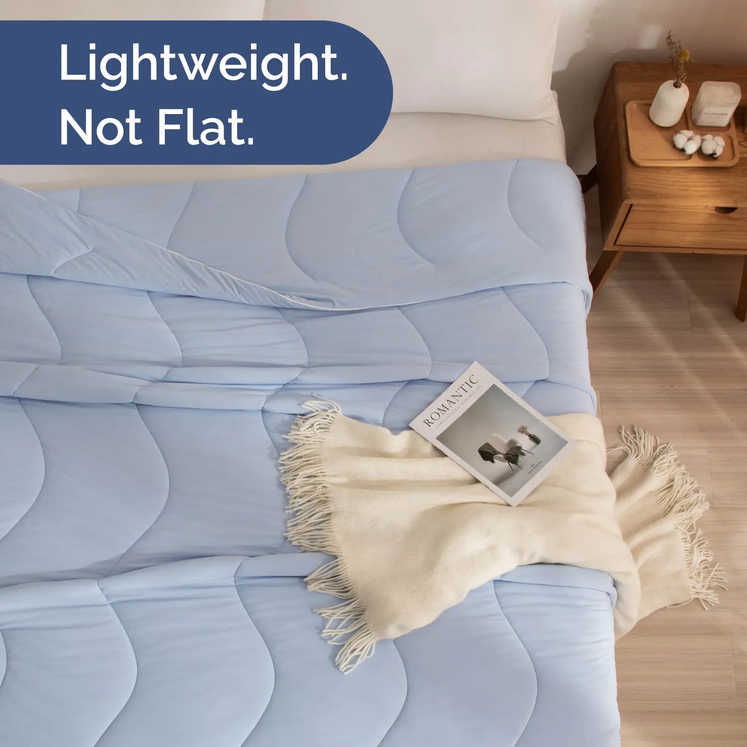 CGK | Coolcloud Comforter - Cooling Comforter for Hot Sleepers - Summer Comforter with Dual-Sided Cool Tech - Soft, Breathable Cold Blanket for Sleeping