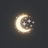 Calm's Eye Icon Logo - Yellow Moon